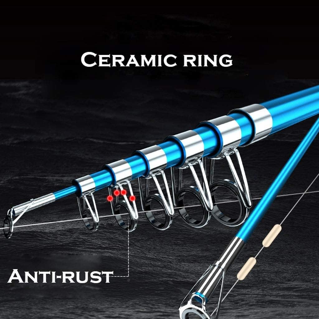 Amazon | 伸縮式 釣り竿コンボカーボンファイバー伸縮釣竿釣り糸餌